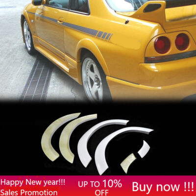 Pour Nissan R33 Skyline GTS ventes exceptionnelles Fender Wheel Arches Carrosserie 400R Style FRP Non Peint