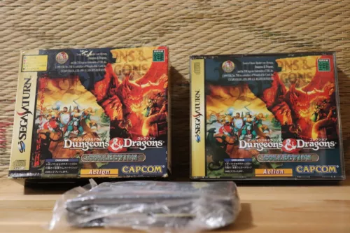 Dungeons and Dragons Collection Boxed Complete Set! Sega Saturn SS Japan VG!