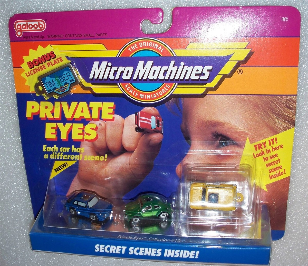 Micro Machines Set #10 PRIVATE EYES Collection VW BUG+ (1990) | eBay