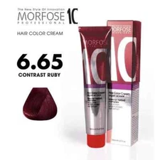 MORFOSE 10 HAIR COLOR CREAM 6.65 CONTRAST RUBY 3.38OZ M1035OZ665