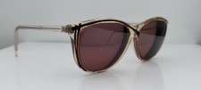 Vintage Mark IV Lori-i Brown Translucent Oval Sunglasses FRAMES ONLY Hong Kong