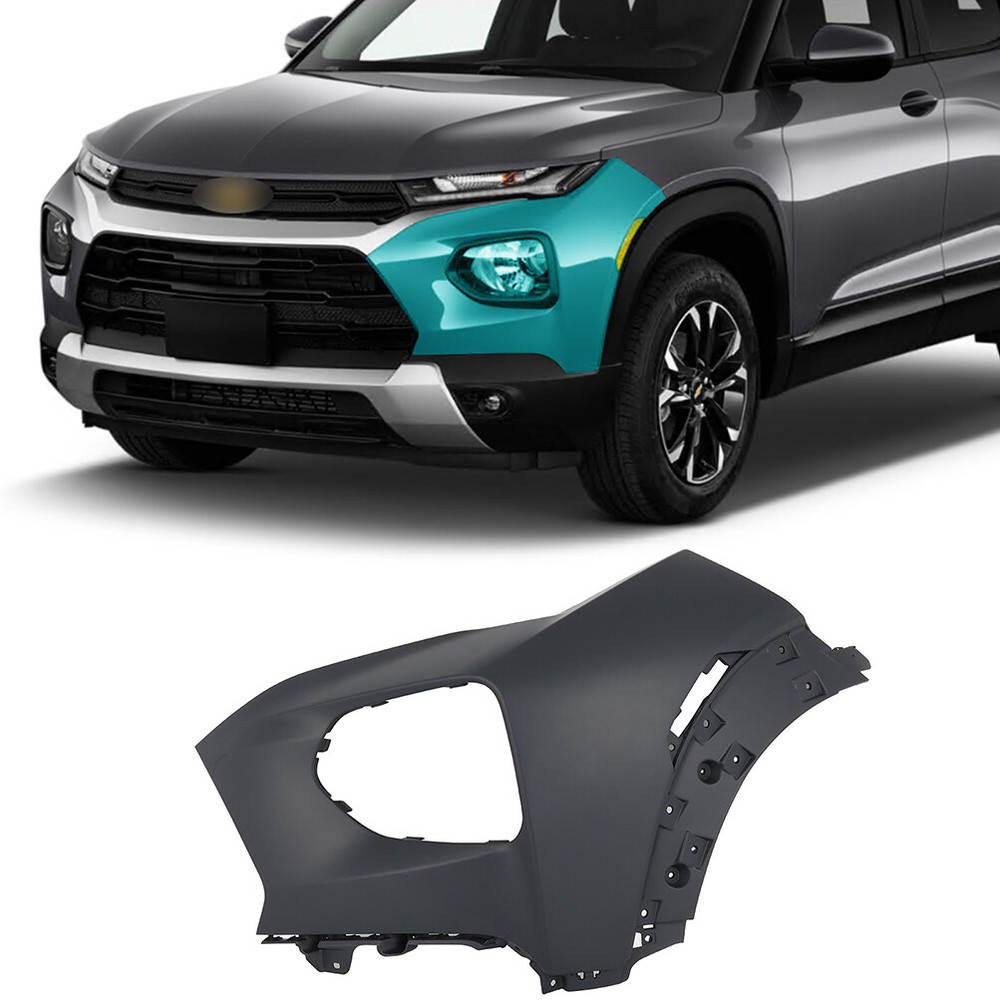 Front Driver Side Bumper Cover For 2021-2022 Chevy Trailblazer (Except RS) LH