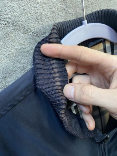 Chaqueta Bomber Burberry Harrington Talla Mediana Hecha en Italia Aislada Cuadros Nova - Imagen 5 de 12
