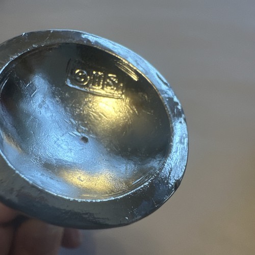 Vtg Silver Plate Single Flower/Stem Bud Weighted Fluted Vase 6.5" Pencil thin - Picture 5 of 7