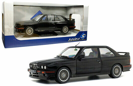 BMW M3 E30 Sport Evo Black 1990 Solido S1801501 1/18