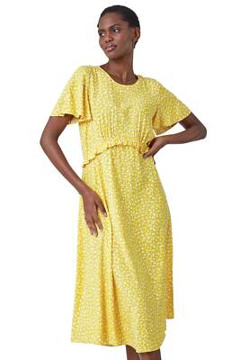 Ditsy Print Frill Waist Midi Dress For Women UK - Ladies Roman Originals | eBay UK Ditsy Print Frill Waist Midi Dress For Women UK - Ladies Roman Originals | eBay UK