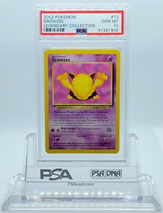 POKEMON LEGENDARY COLLECTION DROWZEE #73 CARD PSA 10 GEM MINT #41391905