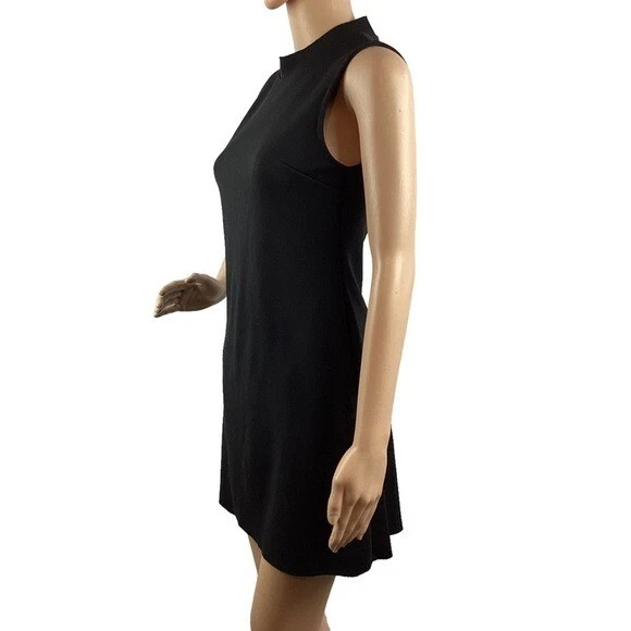 Topshop платье черный мини насмешливый шеи размер 4 без рукавов - Изображение 3 из 4