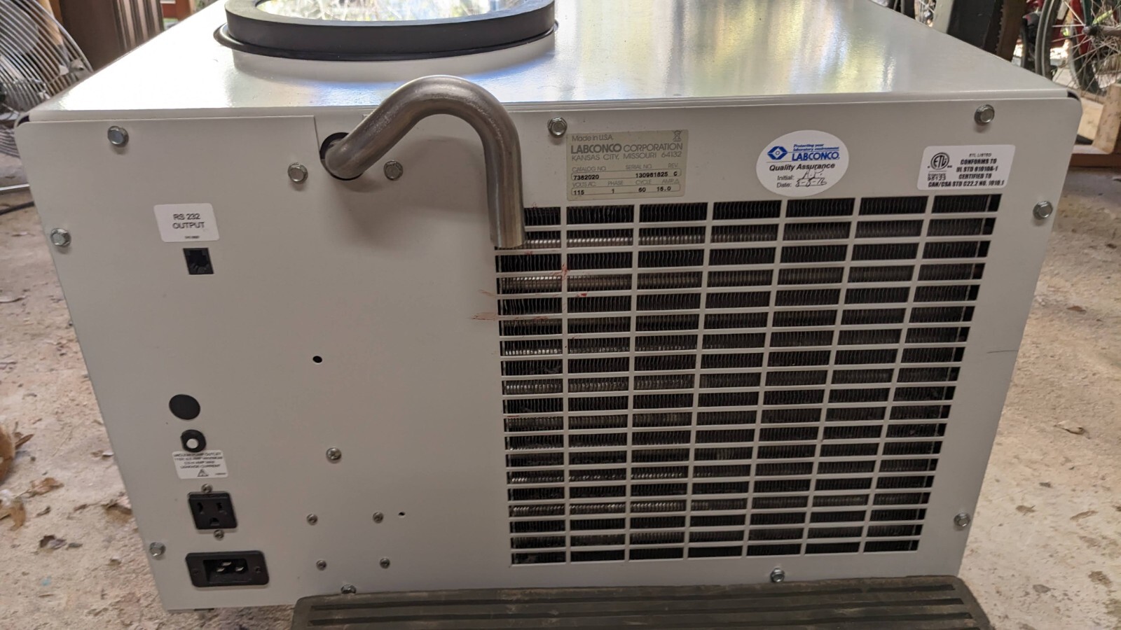 Labconco FreeZone Plus 4.5  Plus Benchtop Freeze Dry System Tested Working! 