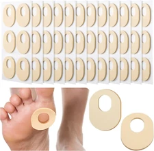72 Count Soft Foam Callus Cushions Oval Corn Cushion Pads Self Stick Adhesive Fo