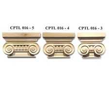 Solid Hardwood Greek/Roman Ionic Capitell 