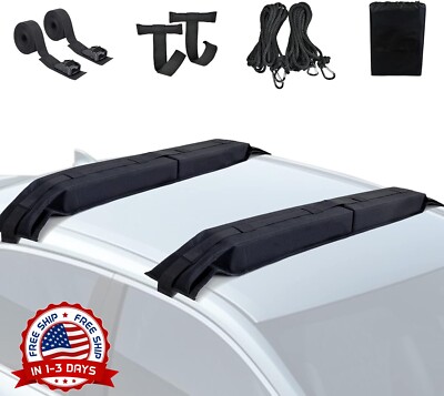 Almohadillas suaves para portaequipajes de techo para Kayak, tabla de surf, SUP.