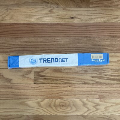 NIB TRENDnet Patch Panel TC-P24C5E CAT.5 / 5e Patch Panel T568 A/B Wired