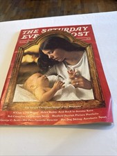 Saturday Evening Post Christmas Madonna / Al Capp / George C. Scott  1974