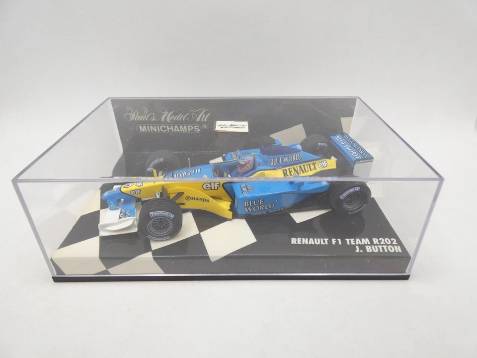 Renault F1 Team R202 Jenson Button #15 2002 1/43 Minichamps F1 Formula 1 - Immagine 2 di 2