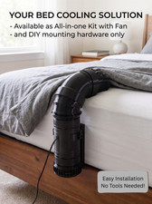 Under Sheet Bed Cooling Fan Home & Dorm Mattr...