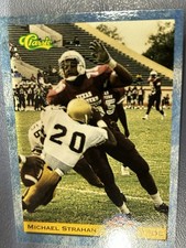 1993 Classic NFL Draft Picks Michael Strahan Rookie New York Giants #58