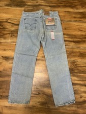 Vintage Levis 505 Jeans Mens 40x32 Blue Regular Fit Straight Leg Orange Tab