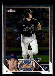 2023 Topps Chrome Brett Baty Rookie New York Mets #204