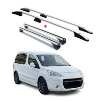 Dachreling + DachträGer FüR Peugeot Partner Tepee L1 2008-2018 Alu Silber 4X