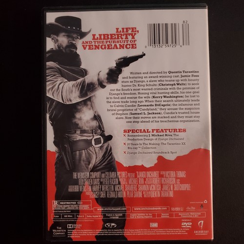 Django Unchained DVD 2 Disc Set Widescreen Used In Original Case - Picture 2 of 7