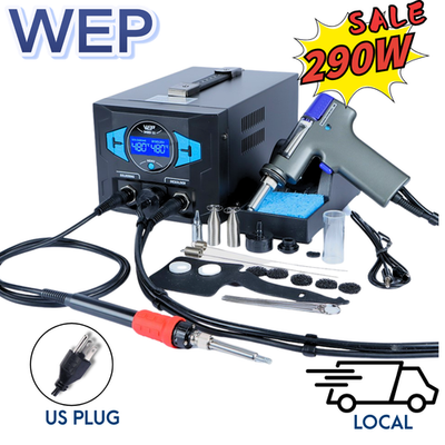 #ad WEP 948D III Desoldering Station 230W Vacuum Pump Digital Soldering Station $109.00