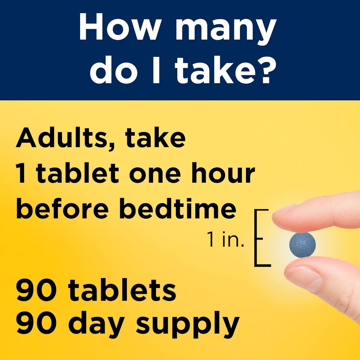 Melatonin 4mg Extended Release Sleep Aid Tablets - 90 Count for Restful Slumber