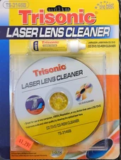 Trisonic Laser Lens Cleaner for CD DVD Players Voice Guided Easy Use