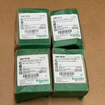 4PCs Schneider Electric   ABS7SC2E   Plug-In Solid State Relay