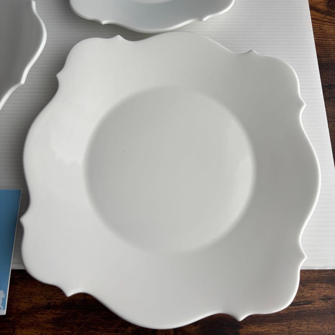 Wedgwood Jasper Conran Baroque White Platter Plate 3 Set | eBay