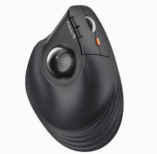ProtoArc EM05 NL Vertikale Trackball Maus, Kabellos Bluetooth Rollerball Maus  