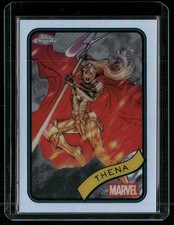 2025 Topps Chrome Marvel #2 Thena Refractor