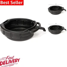 Efficient 4-Gallon Oil Drain Pan with EZ Grip Handles - Automotive Essential