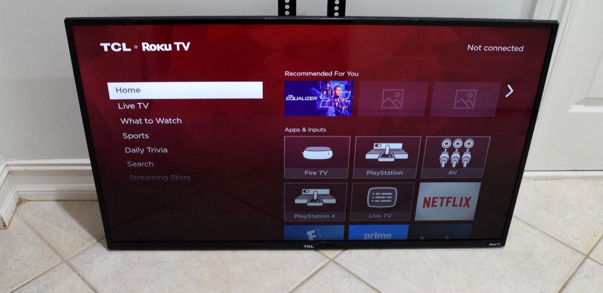 TCL 43" Class 4K UHD LED Roku Smart TV 4 Series 43S421 (LOCA