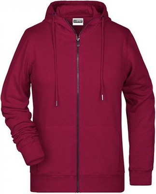 Damen Zip-Hoody, 85% gekämmte, ringgesponnene Bio-Baumwolle  | 8025
