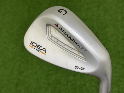 Adams Golf IDEA PRO Forged 50-08 GAP WEDGE Right Steel Black Gold Stiff Flex GW