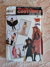 Simplicity Vintage No Sew Halloween Costume Patterns