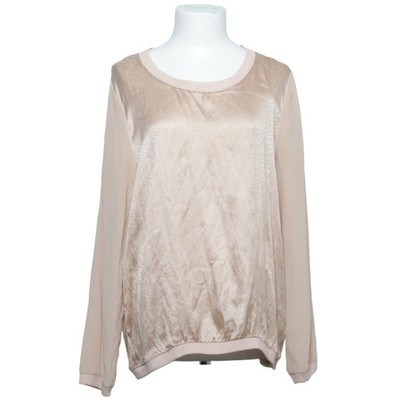Custommade, Bluse, Größe: 42, Beige, Baumwolle/Seide, Sonstiges, Damen #lbM
