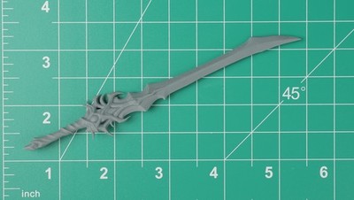 Fantasy Mythic Legion Rotwood Elf King Sword 6'' (1:12) Unpainted 3D Resin Print