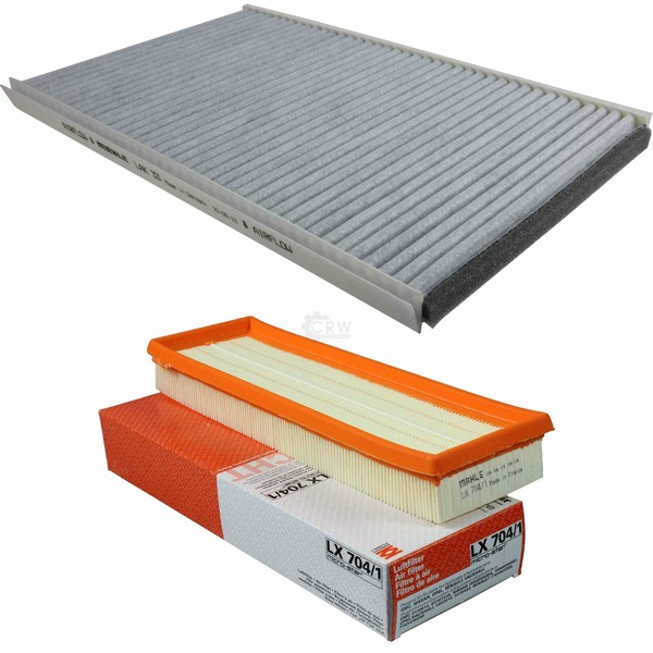 Mahle / Knecht Set Filterpaket Innenraumfilter LAK 33 Luftfilter LX 704/1-image