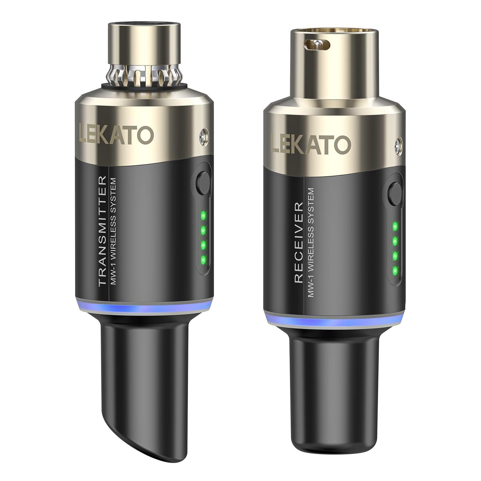 LEKATO 5.8GHz Wireless XLR Transmitter Receiver Microphone Wireless System