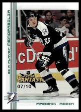 2000-01 BAP Memorabilia All-Star Fantasy Fredrik Modin 7/10 #191 *Noles2148*