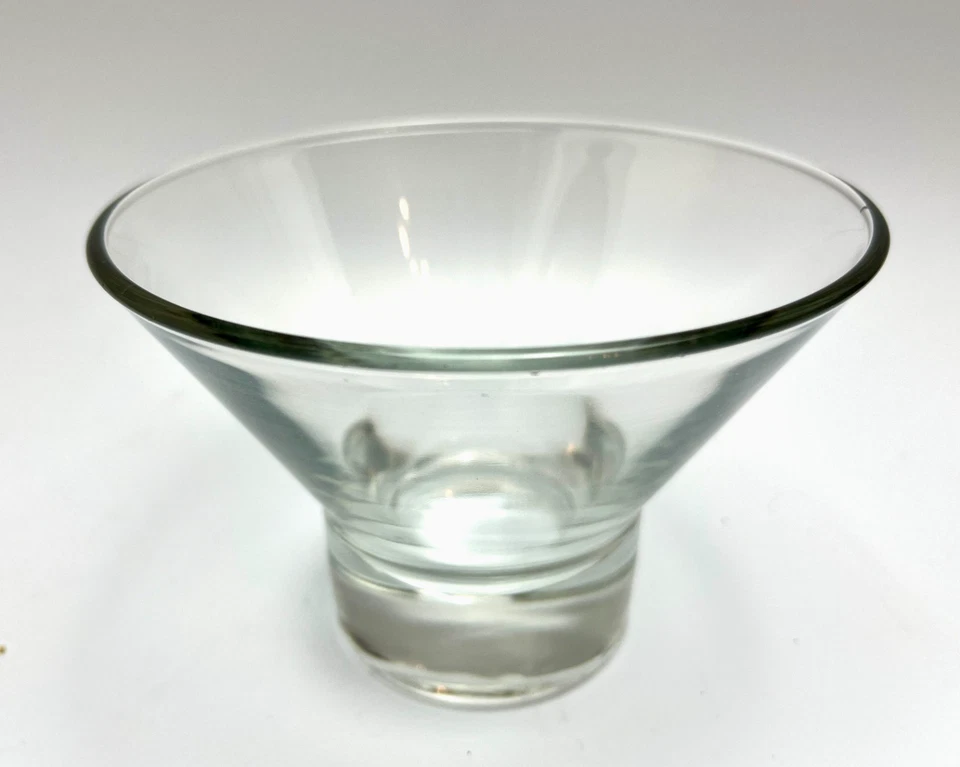 Bormioli Rocco Utopia Ellipse Glass Dessert Bowls Unused Set of 6 13cm W x 9cm H - Image 4 of 4
