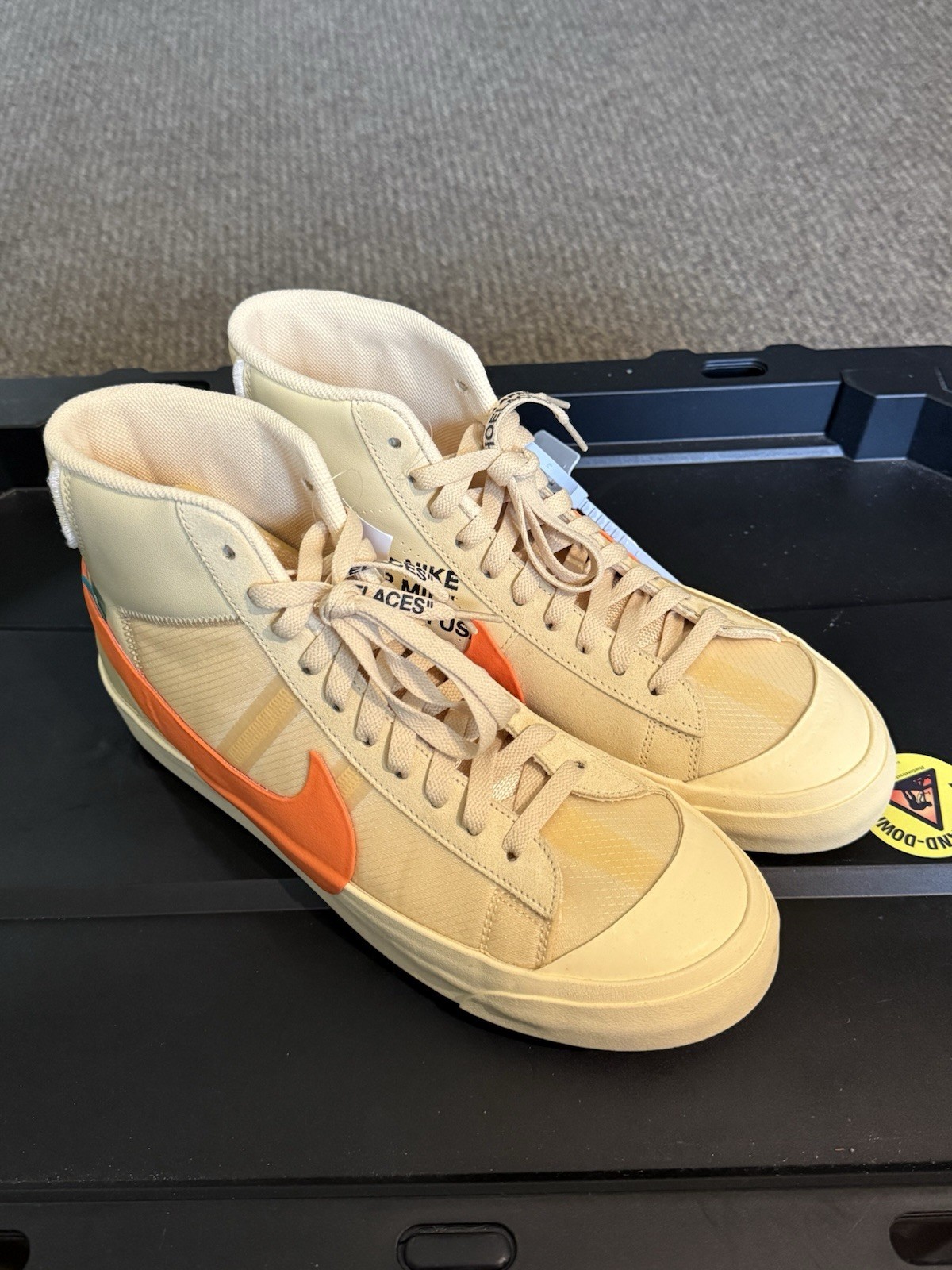 OFF White x Nike Blazer Mid "Hallow's Eve" AA3832 700 Uomo Taglia 11.5 US