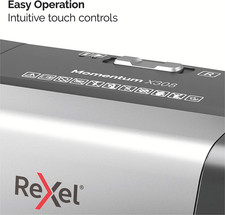Rexel Momentum X308 Cross Cut Paper Shredder, Shreds 9-8 Sheets (70-80 Gsm), 15