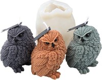 3D Eule Kerzenform Silikon GießForm FüR Kerzen Seifen Fondant Herbst Basteln