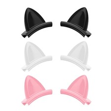 Fun Silicone Cats Ear Attachments For Gaming And Streaming Headsets Accessories