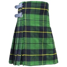 Scottish Traditional Handmade Wallace Hunting Tartan Kilt for men Custom Size