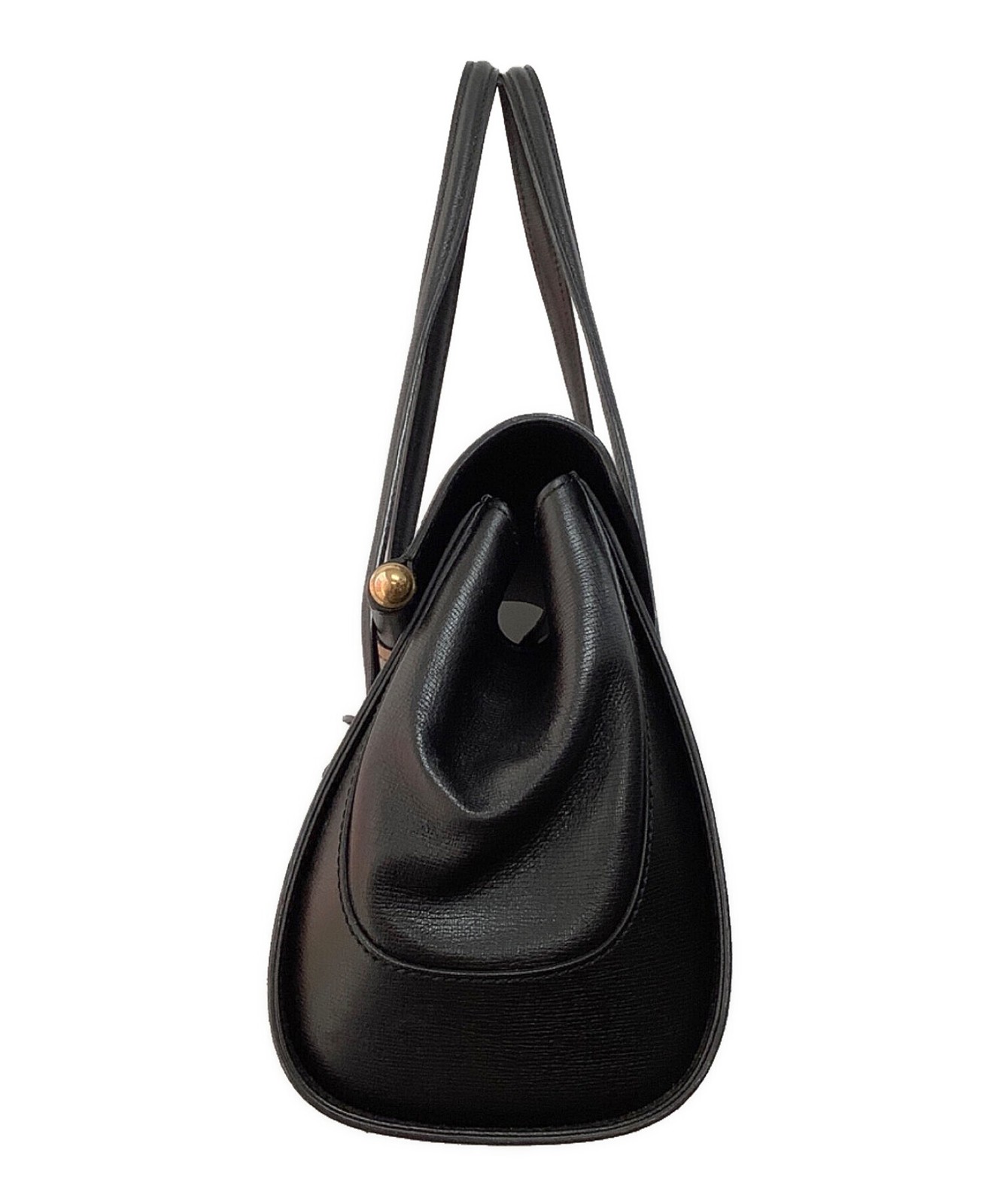 GUCCI Bamboo Top Handle Handbag Black Leather Italy Model 338989 SN2577 thumbnail 23