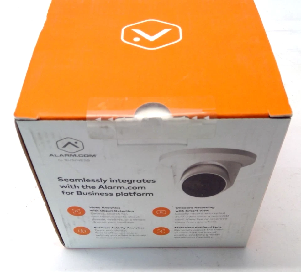 NEW Alarm.com ADC-VC838PF IP67 4MP Turret PoE Security Camera - Varifocal Lens - Image 3 of 4
